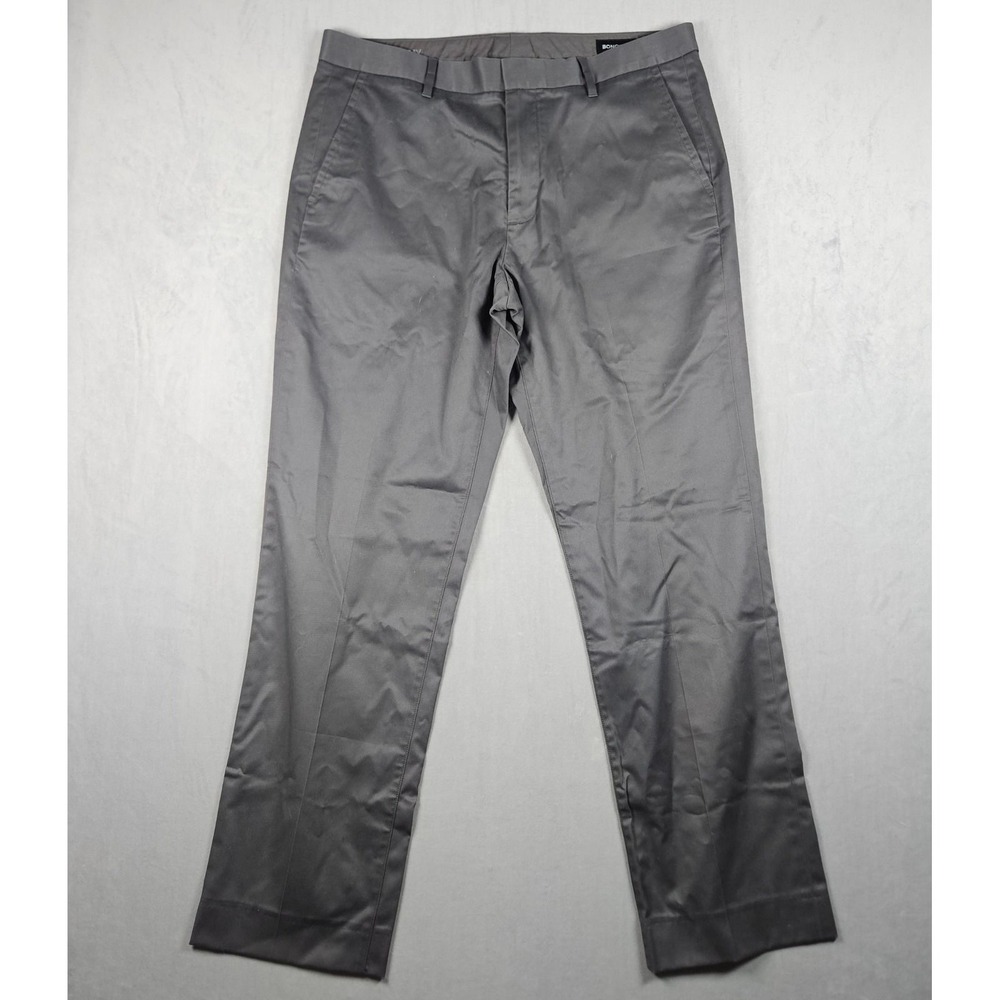 Bonobos Weekday Warrior Chino Pants Mens 35x34 (Actual 36x31 )Grey Tuesday - Picture 2 of 8